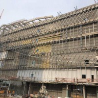 幕墻施工現(xiàn)場