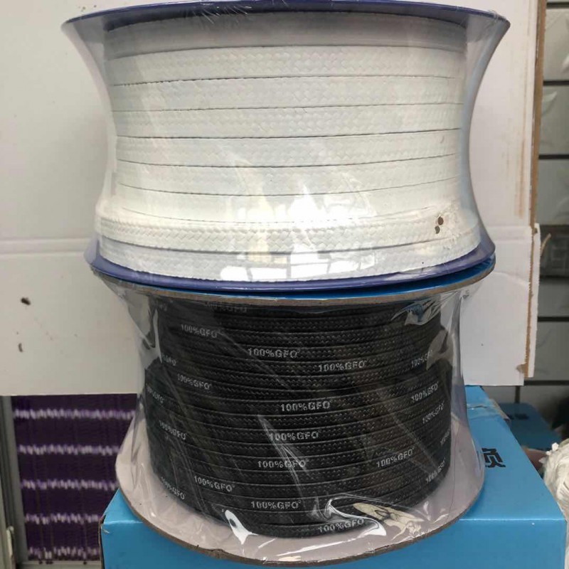 黑白四氟盤根，鎳絲石墨盤根廠家