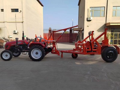 504 拖拉機(jī)裝傳動(dòng)絞盤(pán)牽引機(jī) 加裝立式滾筒