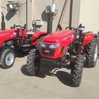 放線拉線柴油 四輪拖拉機牽引機 904 加裝四滾筒