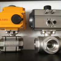 氣動(dòng)三通球閥Q614F 內(nèi)螺紋氣動(dòng)三通球閥